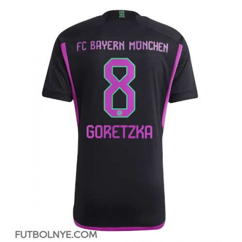 Camiseta Bayern Munich Leon Goretzka #8 Visitante Equipación 2023-24 manga corta
